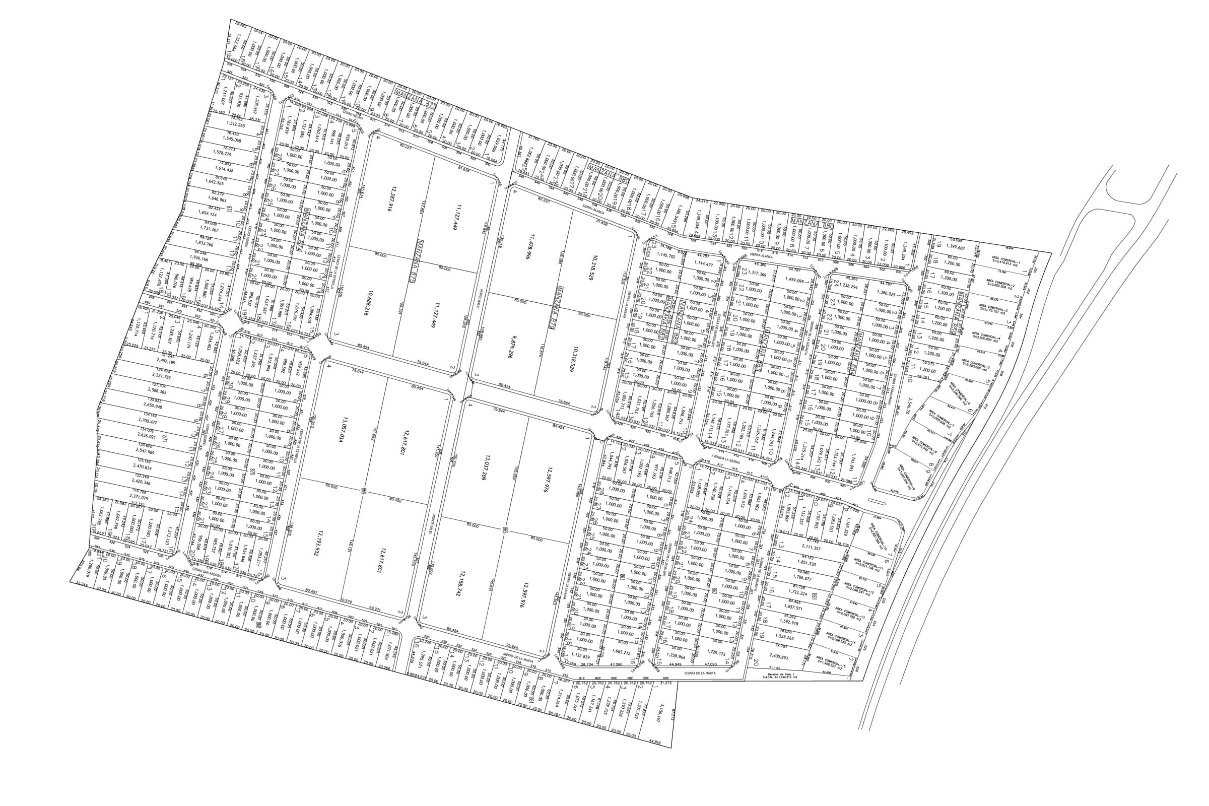 La Sierra Industrial Park — Plano general